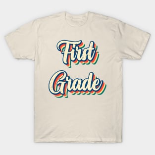 Groovy Retro First Grade T-Shirt